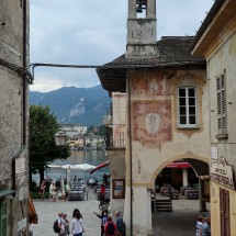 In the center of Orta San Giulio